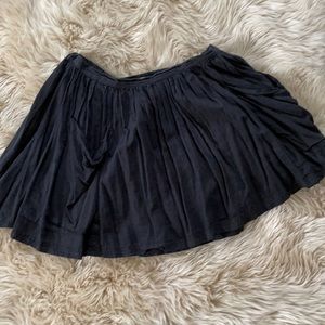 Ecoté black mini skater skirt